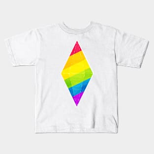 Rainbow Pride Plumbob Kids T-Shirt